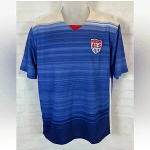 USA Soccer Jersey Size M‎ Blue Team United States Shirt USMNT Red White Blue